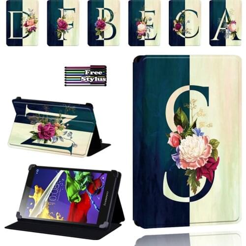 Half Letter Case for Lenovo Tab 2 A7/A8/A10-70/Tab 3/Tab 4 High Quality PU Leather Tablet Foldable Cover Case