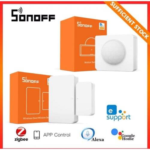 Sonoff ZigBee SNZB-04 Door / Window Sensor eWeLink APP Alert Notification Smart Home Security Detector For Google Home Alexa