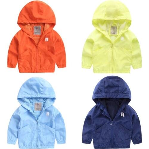 Kids Toddler Boy Jacket Coat Spring Autumn Hooded Windbreaker Outfits Children Outerwear Costume Baby Clothes Blazer Clothing