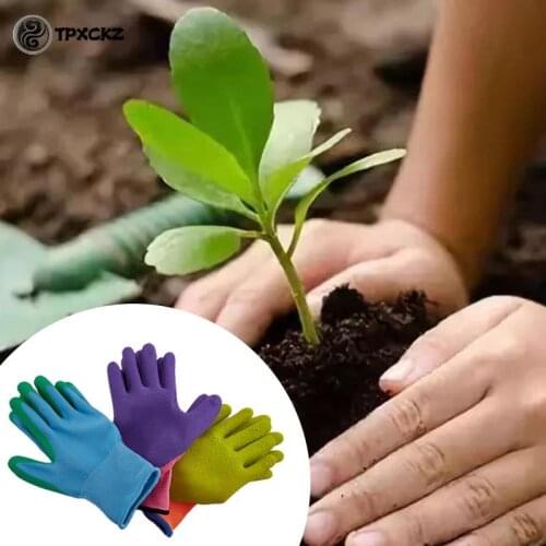 Kids Children Protective Gloves Durable Waterproof Garden Gloves Anti Bite Cut Collect Seashells Protector Planting Work Gadget