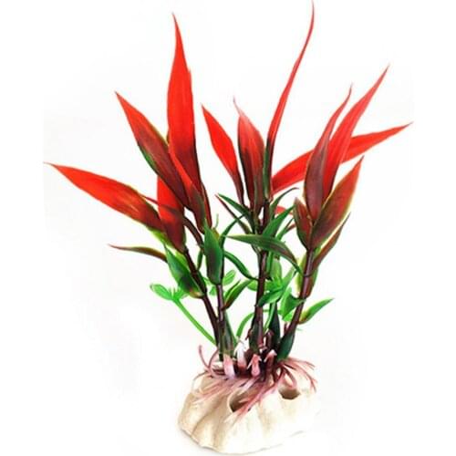 Artificial Aquarium Plastic Plants Decoration Fish Tank Water Plant Grass Aquarium Fish Tank Landscape Decoration Accessories