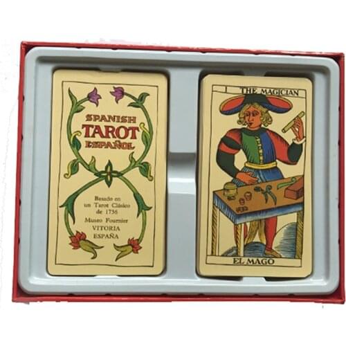 Spanish Tarot Board Game High Quality Paper Cards English/French/Spanish Instructions for Astrologer