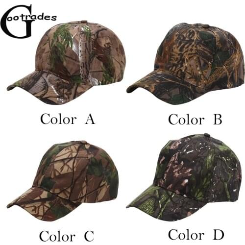 1Pcs Unisex Camouflage Adjustable Cap Camo Baseball Hunting Army Green Fishing Hat Outdoor Fishing Accessories
