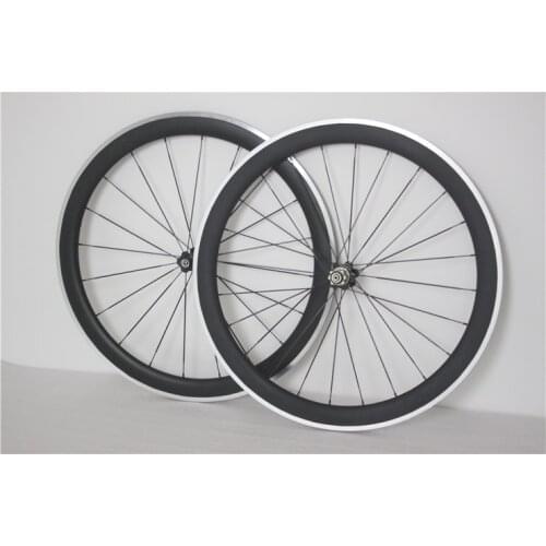 50mm clincher/tubular roue T800 carbon wheelset alloy carbon road bike wheel V brake carbon wheels