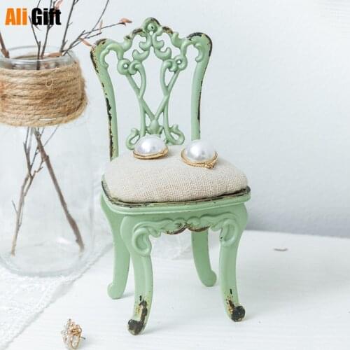 Creative Retro Jewelry Stand Earrings Display Home Creative Ornaments Necklace Earrings Pin Storage Shelf Decor