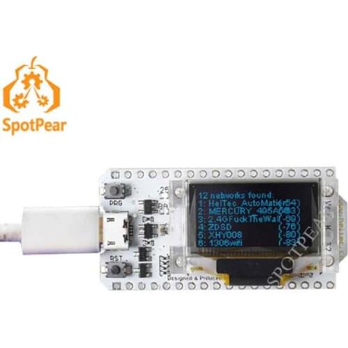 ESP32 Development Board with 0.96inch OLED display screen WIFI Kit 32 work for Arduino IDE