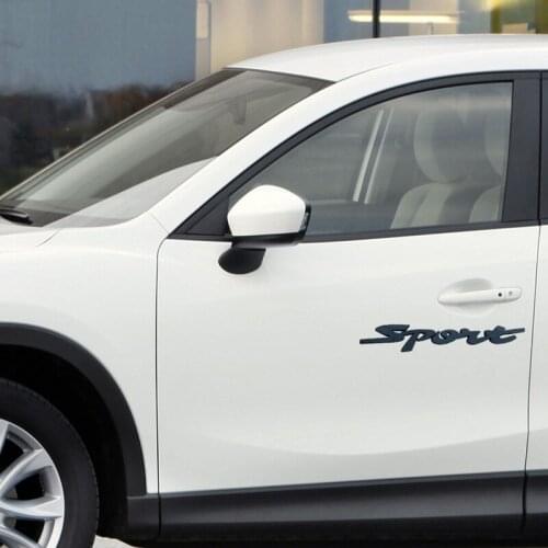 Metal 3D Sticker Auto Trunk Fender Decoration Decal Badge Car Styling Exterior Trim Accessories Car SPORT Logo