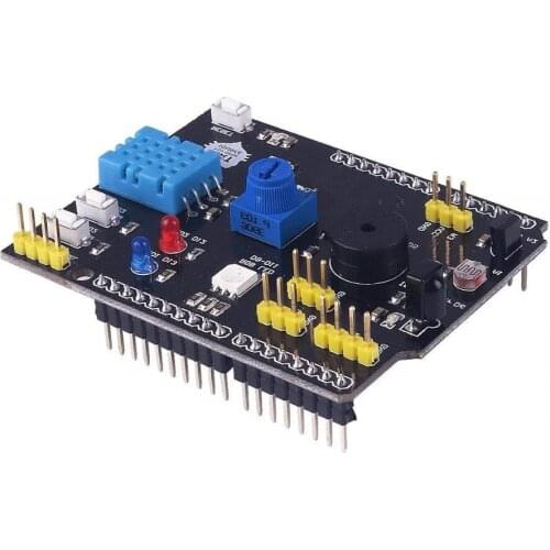 9-in-1 multi-function expansion board DHT11 temperature and humidity LM35 temperature buzzer compatible with