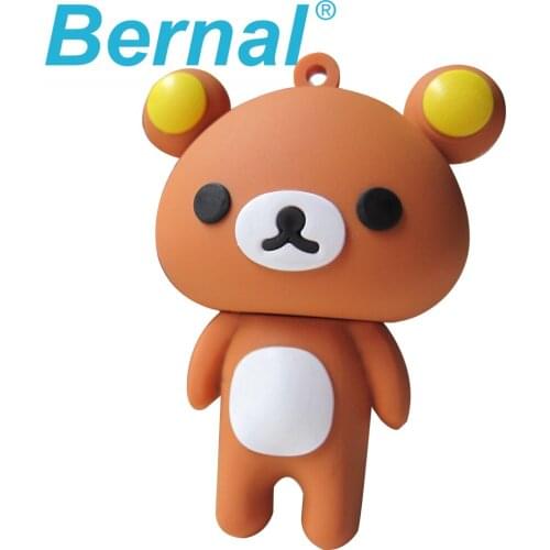 Wholesale Price Standing Cute bear 4G 8G 16G 32G 64G usb flash drive pen drive U disk Thumb pendrive Flash Card
