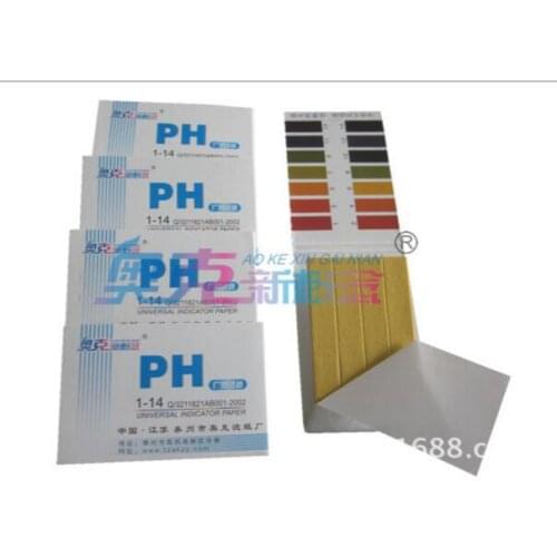 Wholesale 1000bags/lot 80 Strips/pcs Full PH Meter PH Controller 1-14st Indicator Litmus Paper Water Soil Kit pH test strips