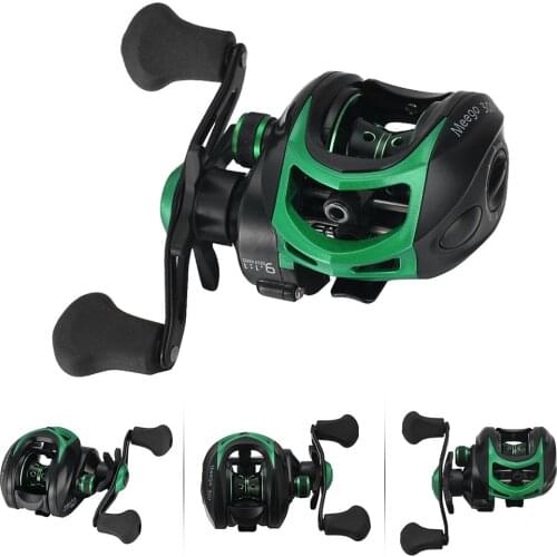 Fishing Reel Bait caster Tackle Lightweight High Speed 9.1:1 Gear Ratio Baitcast Fishing Reel 19+1 Ball Bearings Baitcasting