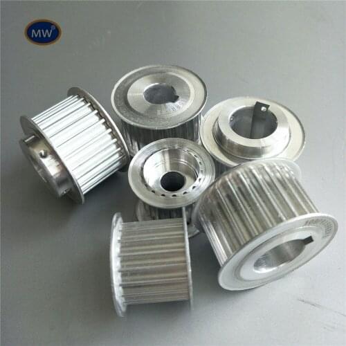 HTD 3M 5M Motor Timing Belt Pulley 8mm 23mm Width Timing Belt Idler Pulley for 3D printer accessories