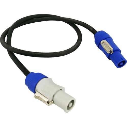 Powercon Connector Power Plug Connector Blue/White For LED Par\Moving Head LED Power Cable Plug socket