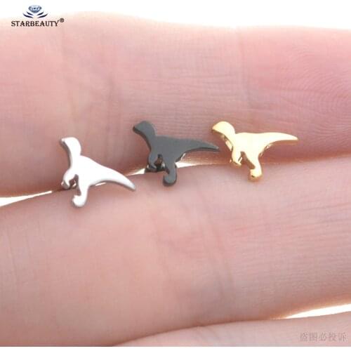 Starbeauty 1pc 18G 1.0x6mm Dragon Tragus Piercing Helix Earrings for Women Ear Piercing Stainless Steel Stud Earring Jewelry