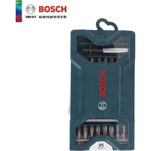 BOSCH 25X-Line boxed screwdriver bit, made of alloy steel, used for furniture assembly, electrical maintenance and disassembly