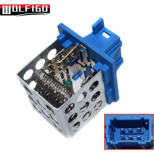 WOLFIGO New Heater Blower Resistor Fan Control Module For CITROEN XSARA PICASSO For PEUGEOT 206 206+ 6450.EP,6450EP,9ML351332241