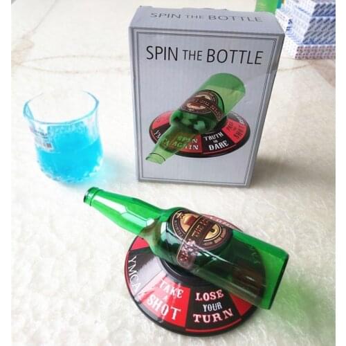 Funny Board Game Night Club Bar Adult Party Game Spin The Bottle Drinking Game Drink Toy Novelty Toy Wedding Birthday Party Toy