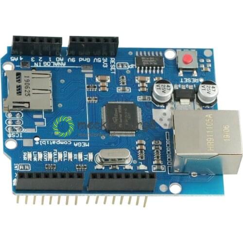 1pcs Shield Ethernet Shield W5100 R3 UNO Mega 2560 1280 328 UNR R3 W5100 Development board
