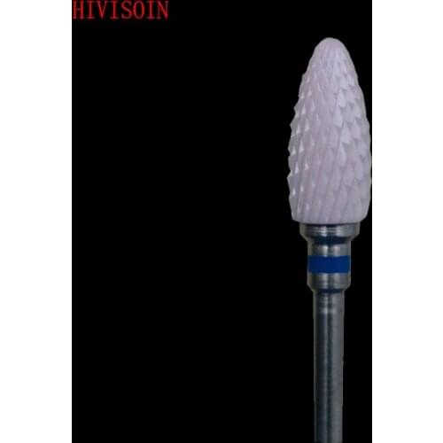 15 Pcs Pink Zirconia Ceramic Dental Lab Burs - Bullet Shape -Cross cut (2501.060)