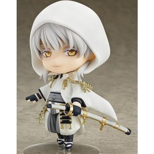 Anime game Touken Ranbu Doro Tsurumaru Kuninaga Q Edition 540#Grandpa Movable Face-changing Boxed Figure About 10CM