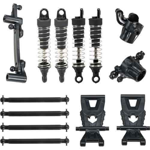 Damping Plate/C Hub Carrier/Drive Shaft/Servo Rod/Shock Absorber for GS166 1/14 RC Car RC Model Parts accessories