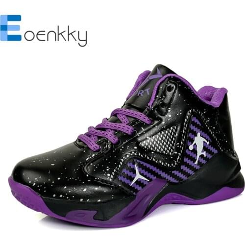 2021 Autumn Children Basketball Shoes Boys Sneakers Breathable Non-Slip Sport Shoes Kids Sneakers for Girls Size 31-40