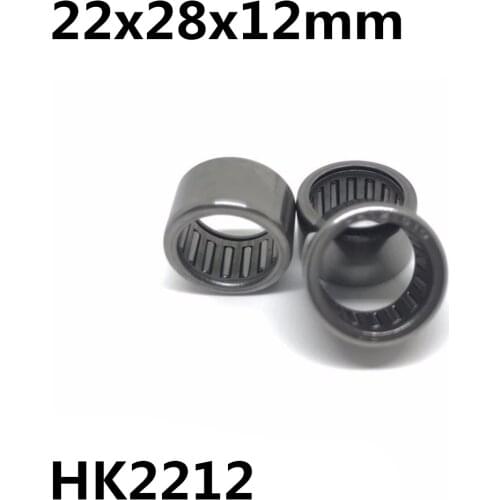 10pcs HK2212 22x28x12 mm 37941/22 Bearing Shell Type Needle Roller Bearings High Quality HK252812