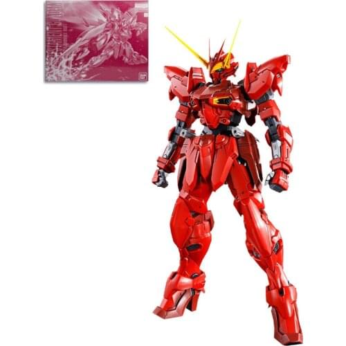 BANDAI Testament Gundam MG 1/100 ZGMF-X12A Model Kids Assembled Toy Robot Japanese Anime Action Figures Collections Puzzle Gifts