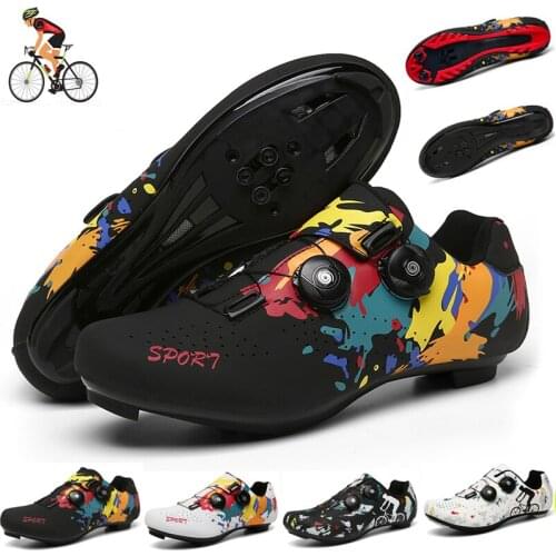 New Road Cycling Shoes Men Bike Shoes Ultralight Self-locking Bicycle Sneakers Racing Sapatilha Ciclismo