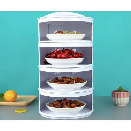 Food Cover Insulation Dust-proof Covers Multi-layer Anti-flies Refrigerator Bacteria Household Dining Table Leftovers Storage