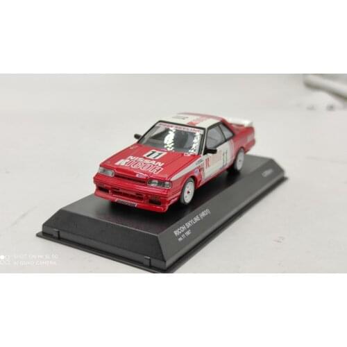 Kyo sho 1:43 NISSAN RICOH SKYLINE (HR31) NO.11 1987 Alloy model car Metal toys for childen kids diecast gift