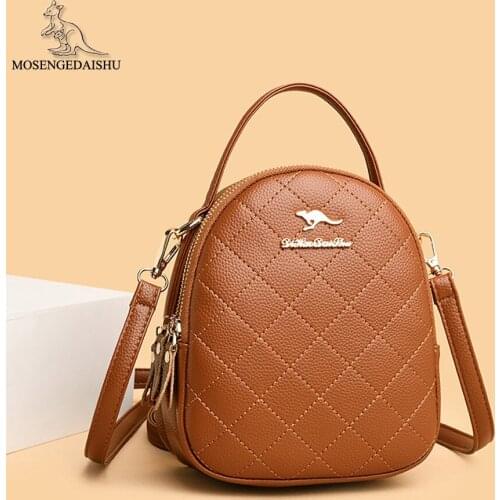 Fashion Letter Designer Ladies Backpack Luxury Designer High Quality Leather Women Shoulder Bags Casual Womens Travel Backpack