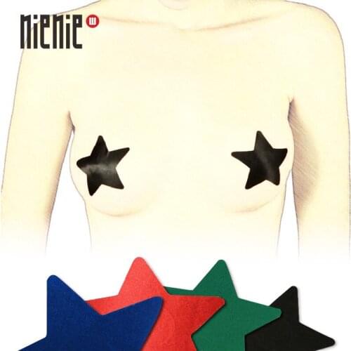 Sexy experience 12pairs (24Pcs) Stars Breast Pasties Nipple Covers Disposable Anti Emptied-non-sensitizing adhesive with a soft