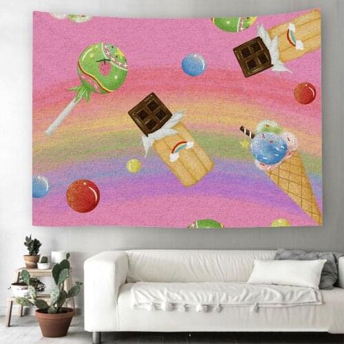 Japanese Anime Print Wall Hanging Tapestries Art Yoga Throw Beach Towel Boho Decor Picnic Mat Cartoon Mandala Tapestry