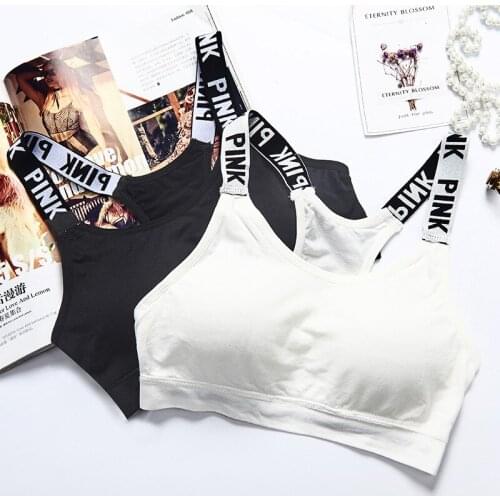 New Girl Clothing Training Bras Puberty Young Girls Cotton Children Sport Underwear Teenagers Student Camisole Vest Undergarment