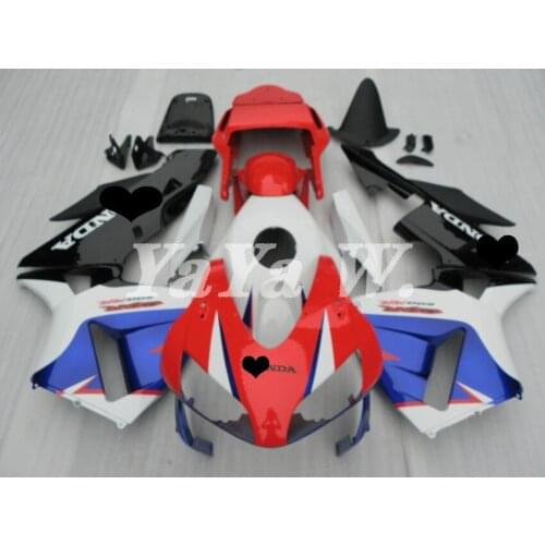 New ABS Motorcycle Fairings kit fit for Honda CBR600RR F5 2003 2004 CBR600 03 04 600RR fairings bule red black white