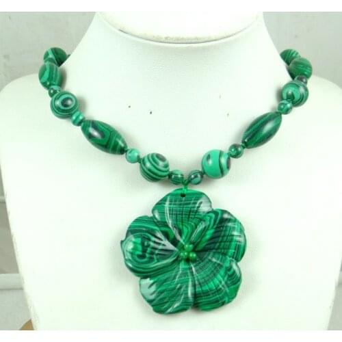 Natural stone Turquoises Quartz Crystal Opal lapis tiger eye flower pendant for diy Jewelry making necklace Accessories