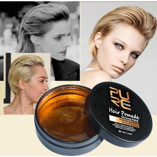 PURC Hair Pomades Strong Hold Hairstyle Man Hair Waxes Long-lasting Smooth And Easy Care Cabelo Hidratante