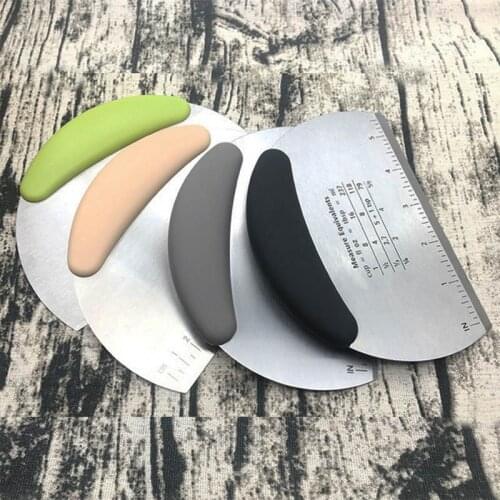 Stainless Steel Smoother Cake Scraper Spatula scraper Cutter Flour Pastry Scraper Cakes Blade Baking Decoration Kitchen Tools