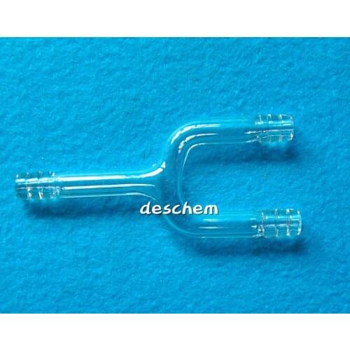 Glass U Connector Tube,10mm Hose Connection Adapter,U-Shape,Laboratory Glassware