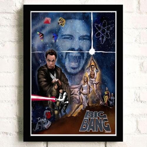 The Big Bang Theory TV Movie Quality Wall Art Home Decor Canvas Painting Art Nordic Decoration Hotel Bar Cafe Living Room Poster