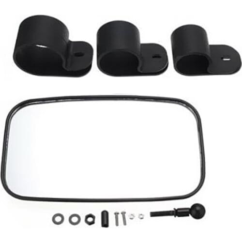 Universal Rear View Mirror Backup Auxiliary Wide View For Car Truck SUV ATV Black