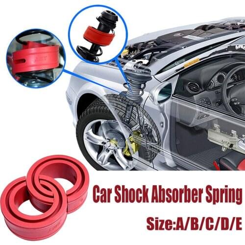2PCS Universal Car Shock Absorber Spring Bumper Power Auto Buffers A/B/C/D/E/ Type Springs Bumpers Cushion
