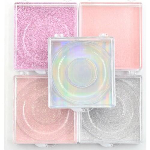 Visofree 10/20/30 Pieces eyelash packaging box makeup 25mm lashes false eyelashes glitter lash boxes wholesale mink lashes bulk