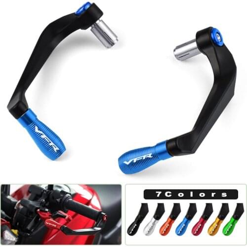 VFR CNC Aluminum Motorcycle Handlebar Brake Clutch Levers Protector Guard For Honda VFR 750 800 1200F Handle Bar Moto Parts Bike