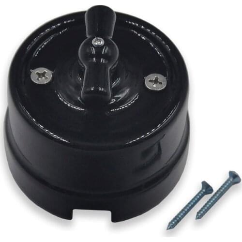 High Quality Home Improvement Ceramic Knob Switch Personalized Fashion Wall Led Light Switch