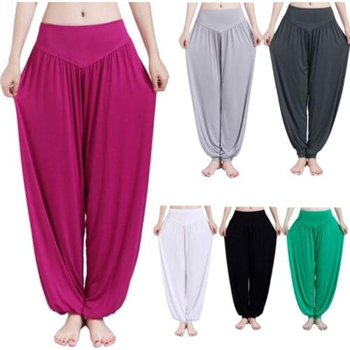 Indian Ali Baba Harem Yoga Women Trousers Aladdin Gypsy Baggy Genie Hippie Pants F42F