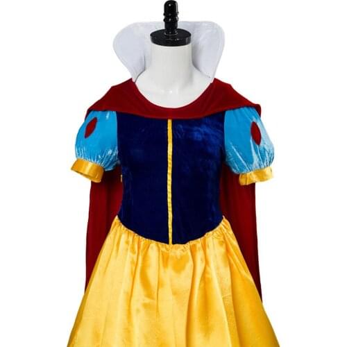 Fast delivery Snow White cosplay costume Gown Cosplay Costume women Halloween Christmas gift for girl princess Uniform Dresses