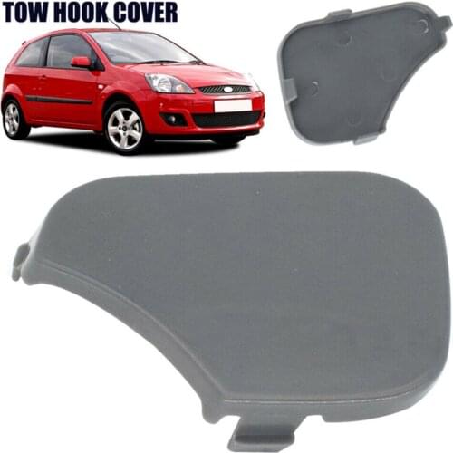 1pc Tow Hook Cover ABS Bumper Eye Cover For Ford Fiesta MK6 05-08 Front