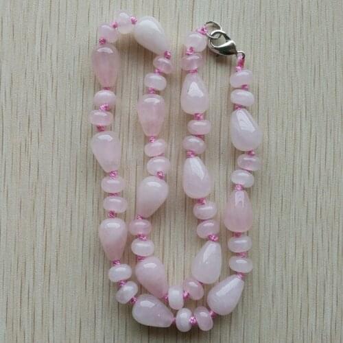 2016 new fashion hot selling high quality natural stone water drop beads pendants & necklace jewelry free shipping